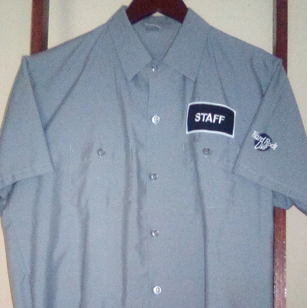 Hard Rock Live Staff uniform shirt sz. Med